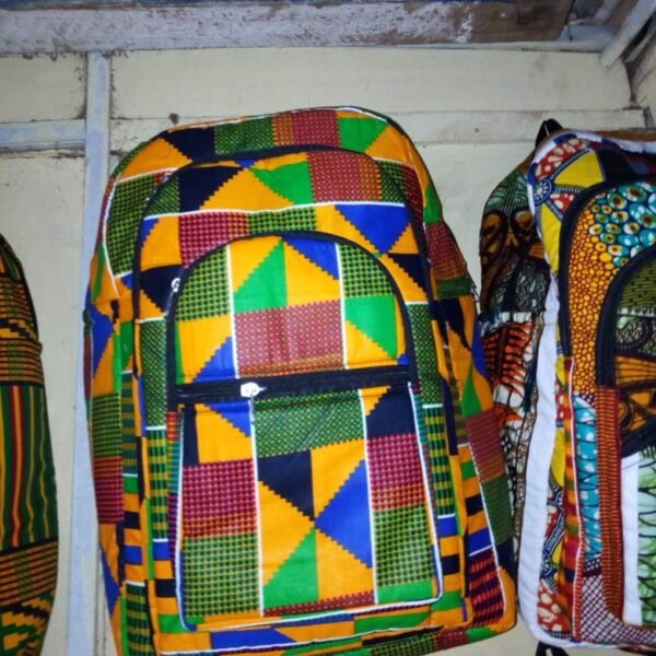 African Print Booksbag